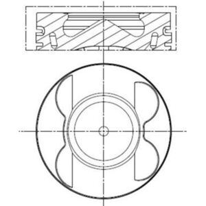 Pistone MAHLE 001 PI 00190 002 per Mercedes-Benz Pistone MAHLE 001 PI 00190 002 per Mercedes-Benz