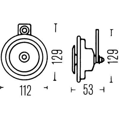 Hella Clacson 3BA002 768-082 Hella Clacson 3BA002 768-082