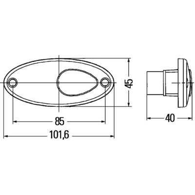 Hella Luce laterale di segnalazione 2XS964 295-031 Hella Luce laterale di segnalazione 2XS964 295-031