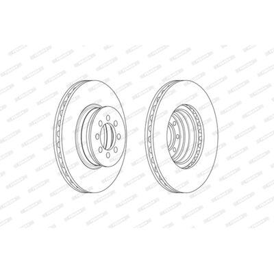 Disco freno FERODO Mercedes-Benz FCR335A - Disco freno Disco freno FERODO Mercedes-Benz FCR335A - Disco freno