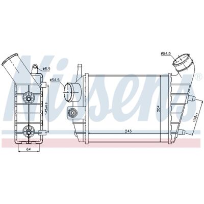 Nissens Intercooler 96699 Nissens Intercooler 96699