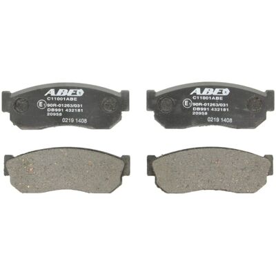 Kit pastiglie freno ABE C11001ABE - Disco, Anteriore, 16mm Kit pastiglie freno ABE C11001ABE - Disco, Anteriore, 16mm