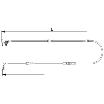 Bosch 1987473627 - Sensore di usura freni Bosch 1987473627 - Sensore di usura freni