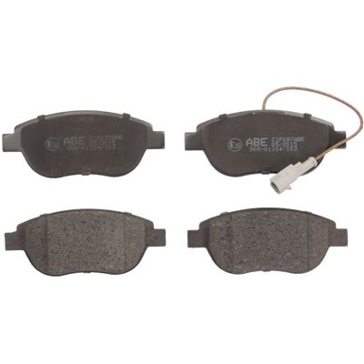 Abe Set di pastiglie freno C1F037, anteriore Abe Set di pastiglie freno C1F037, anteriore
