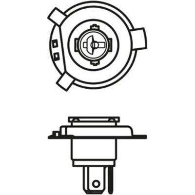 BOSCH 1 987 302 104 - Lampadina Faro Anteriore - Halogena, 12V, HS1, PX43T BOSCH 1 987 302 104 - Lampadina Faro Anteriore - Halogena, 12V, HS1, PX43T