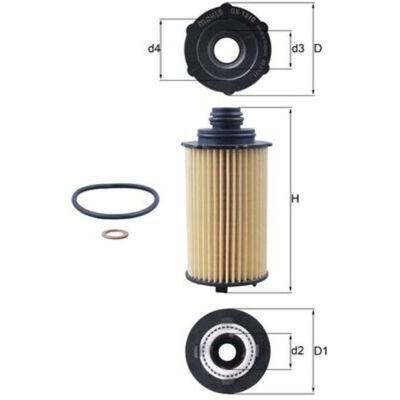 KNECHT Filtro olio OX 1310D - Filtro olio KNECHT Filtro olio OX 1310D - Filtro olio