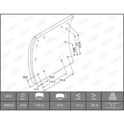 Set pastiglie freno BERAL KBL19030.0-1631 Set pastiglie freno BERAL KBL19030.0-1631