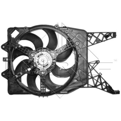 NRF 47689 Motore Ventilatore - Rettangolare, 8 pale, 12V - Tipo di ventilatore NRF 47689 Motore Ventilatore - Rettangolare, 8 pale, 12V - Tipo di ventilatore