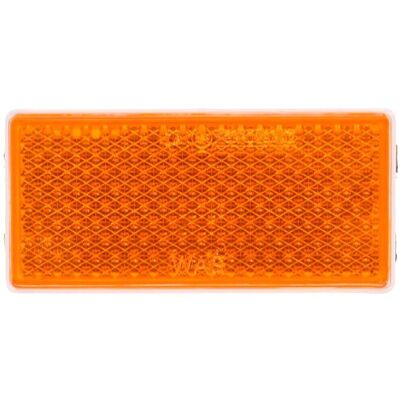 Riflettore WAŚ 50P - Rettangolare, Arancione, 48x105mm Riflettore WAŚ 50P - Rettangolare, Arancione, 48x105mm