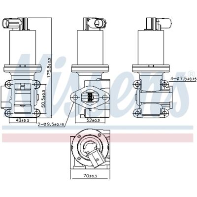 Valvola EGR OEM Alfa Romeo/Fiat/Lancia - Elettrica, Senza Sensore Valvola EGR OEM Alfa Romeo/Fiat/Lancia - Elettrica, Senza Sensore