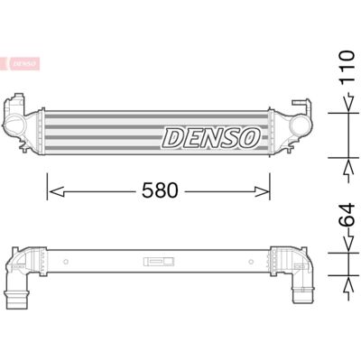 Intercooler Denso per Fiat 500X - Prestazioni Turbo Intercooler Denso per Fiat 500X - Prestazioni Turbo