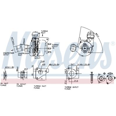 Nissens Modello 93136 Turbo - Alta qualità Nissens Modello 93136 Turbo - Alta qualità