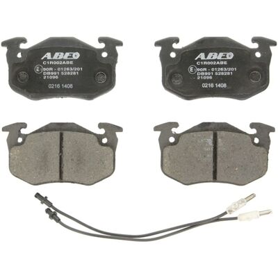 Kit pastiglie freno ABE C1R002ABE - Anteriore - Disco Kit pastiglie freno ABE C1R002ABE - Anteriore - Disco