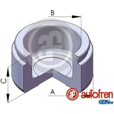 Autofren D025106 Pistone Freno - Anteriore Acciaio 54mm per Ford, Rover, Austin Autofren D025106 Pistone Freno - Anteriore Acciaio 54mm per Ford, Rover, Austin