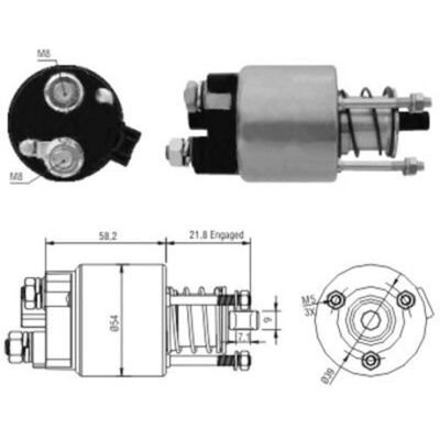 MEAT & DORIA 46102 Motorino di avviamento/Relè - Starter Motor/Relay MEAT & DORIA 46102 Motorino di avviamento/Relè - Starter Motor/Relay