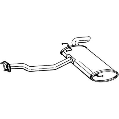 Bosal Silenziatore posteriore 165-107 Bosal Silenziatore posteriore 165-107