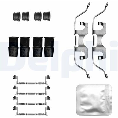 Delphi Kit accessori, pastiglie freno LX0854 Delphi Kit accessori, pastiglie freno LX0854