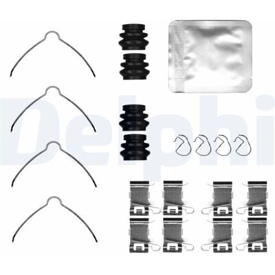 Delphi Kit accessori, pastiglie freno LX0849 Delphi Kit accessori, pastiglie freno LX0849