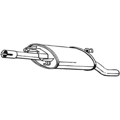 Bosal Silenziatore posteriore 279-653 Bosal Silenziatore posteriore 279-653