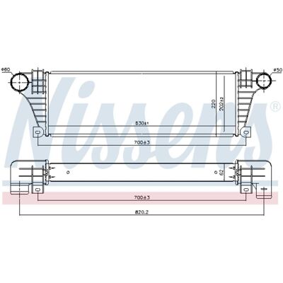 Nissens Intercooler 96857 Nissens Intercooler 96857