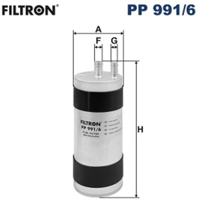 Filtron Filtro Carburante PP 991/6 - Filtro per Audi Porsche Filtron Filtro Carburante PP 991/6 - Filtro per Audi Porsche