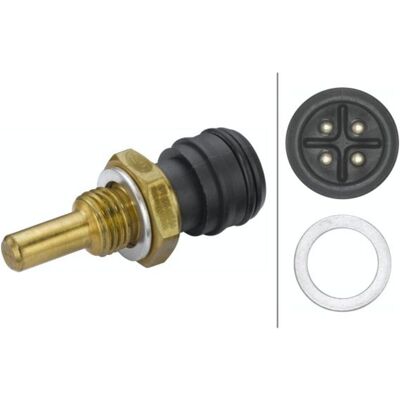 Hella Sensore, temperatura del liquido di raffreddamento 6PT 009 107-841 Hella Sensore, temperatura del liquido di raffreddamento 6PT 009 107-841