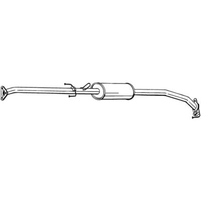 Bosal 289-033 Silenziatore Intermedio per Honda CR-V 3 Bosal 289-033 Silenziatore Intermedio per Honda CR-V 3