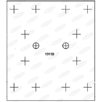 Set Ganasce Freno Beral - 410mm Diametro, 180mm Larghezza, 195.5mm Interno - Ganasce di Freno Set Ganasce Freno Beral - 410mm Diametro, 180mm Larghezza, 195.5mm Interno - Ganasce di Freno