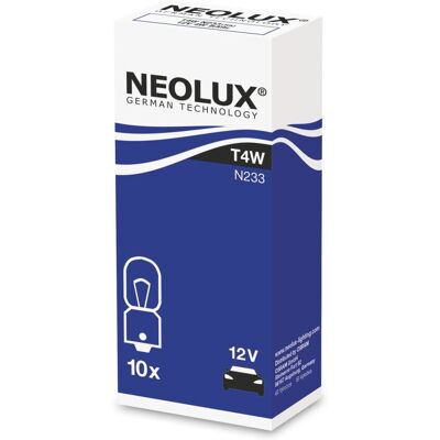 Lampadina NEOLUX T4W 12V 4W per Auto - Secondaria Lampadina NEOLUX T4W 12V 4W per Auto - Secondaria