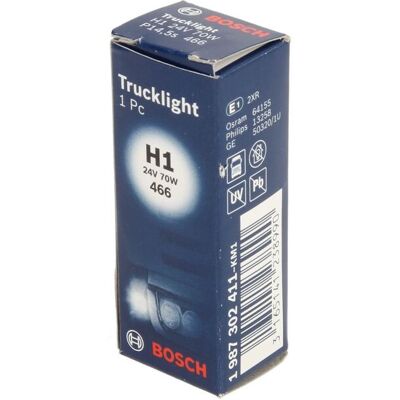 Bosch Lampada alogena H1 Trucklight 24V, 70W, 1 Pezzo Bosch Lampada alogena H1 Trucklight 24V, 70W, 1 Pezzo