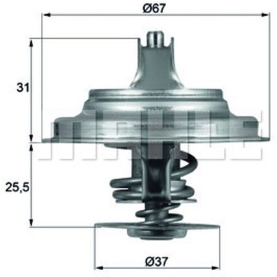 MAHLE TX 25 80D Termostato - Parti del sistema di raffreddamento MAHLE TX 25 80D Termostato - Parti del sistema di raffreddamento