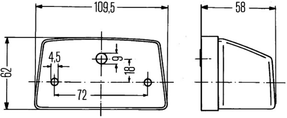 Hella Luce targa 2KA 003 389-211