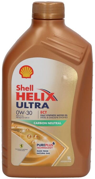 Shell Olio motore Helix ULTRA ECT C3 0W30 1L