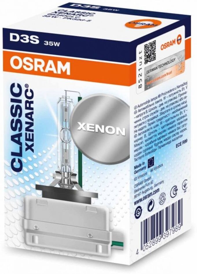 Osram Lampadina allo xeno D3S Xenarc Classic 85V, 35W