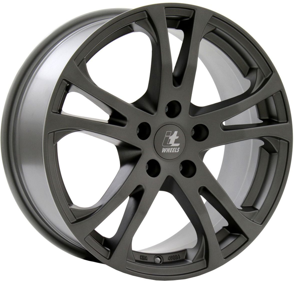 Itwheels Cerchio in lega 14'' Michelle 4x108 5,5J ET40, Farbe: Titan