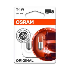 Osram Lampada secondaria T4W Standard 24V/4W, 2 pezzo