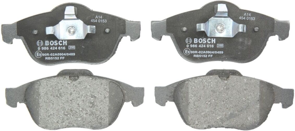 bosch set di pastiglie freno, freno a disco 0 986 424 616