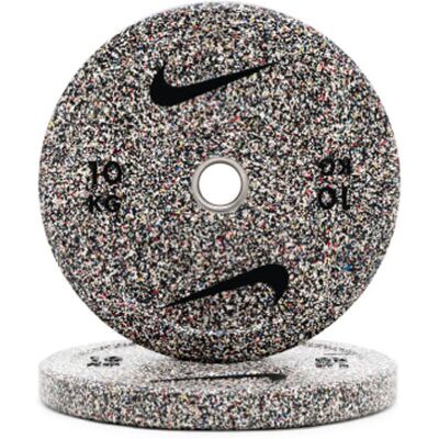 Nike Disco di gomma Bumper Grind - 10kg Nero (PGAK-9310) Nike Disco di gomma Bumper Grind - 10kg Nero (PGAK-9310)