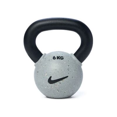 Nike Kettlebell Rivestita in Gomma (Grigio Lupo) - 6kg (KRCU-GC06) Nike Kettlebell Rivestita in Gomma (Grigio Lupo) - 6kg (KRCU-GC06)