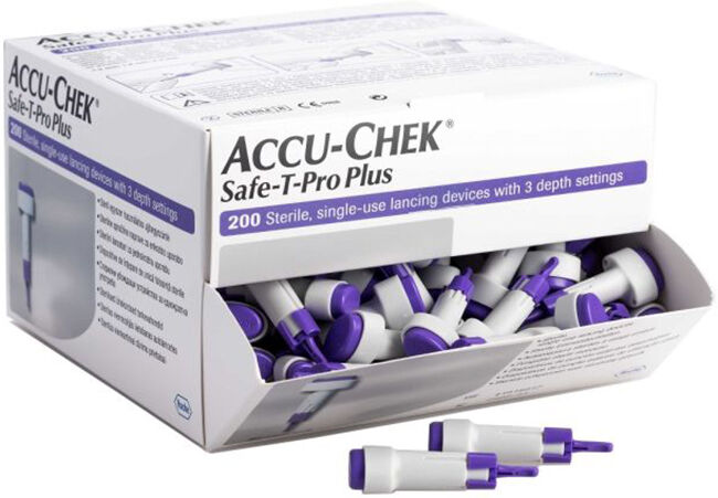 roche diabetes care italy spa accu-chek safe t-pro plus200pz