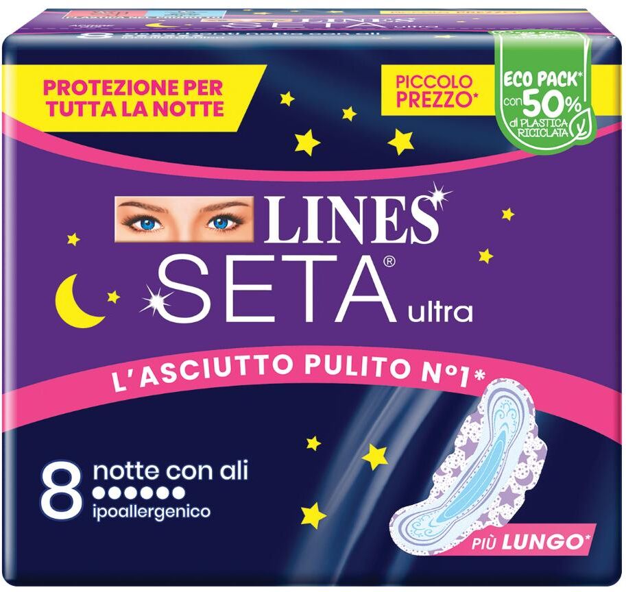 Fater Spa Lines Seta Ultra Notte 8pz