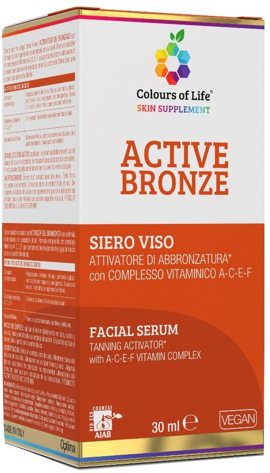 optima naturals srl colours active bronze viso30ml