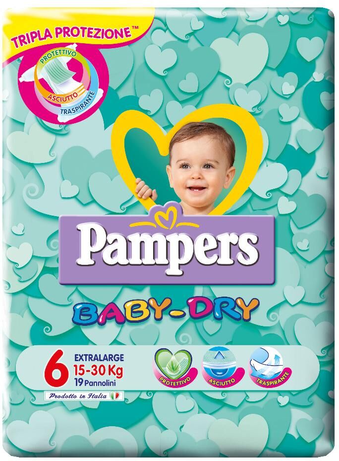 Fater Spa Pampers Baby Dry Xl Pb 19