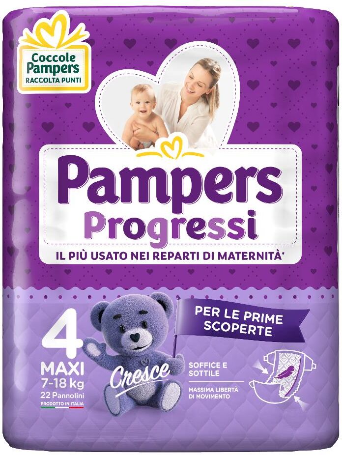 Fater Spa Pampers Progressi Maxi 22pz 0240