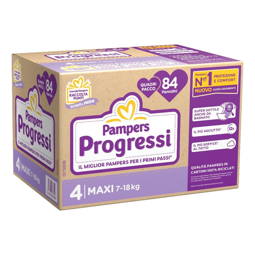 Fater Spa Pampers Qu Prog Mx 84pz