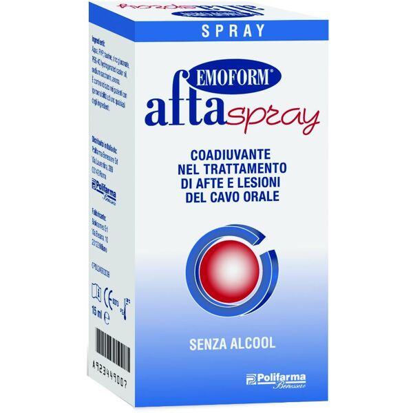 polifarma benessere srl emoform aftaspray 15ml