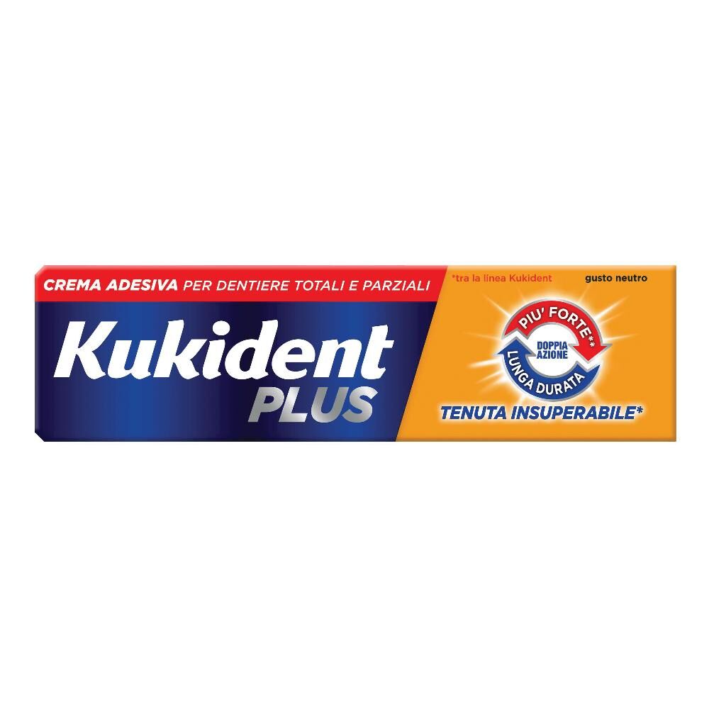 Procter Kukident Kukident Doppia Azione 40 Grammi - Crema Adesiva Protesi Dentali