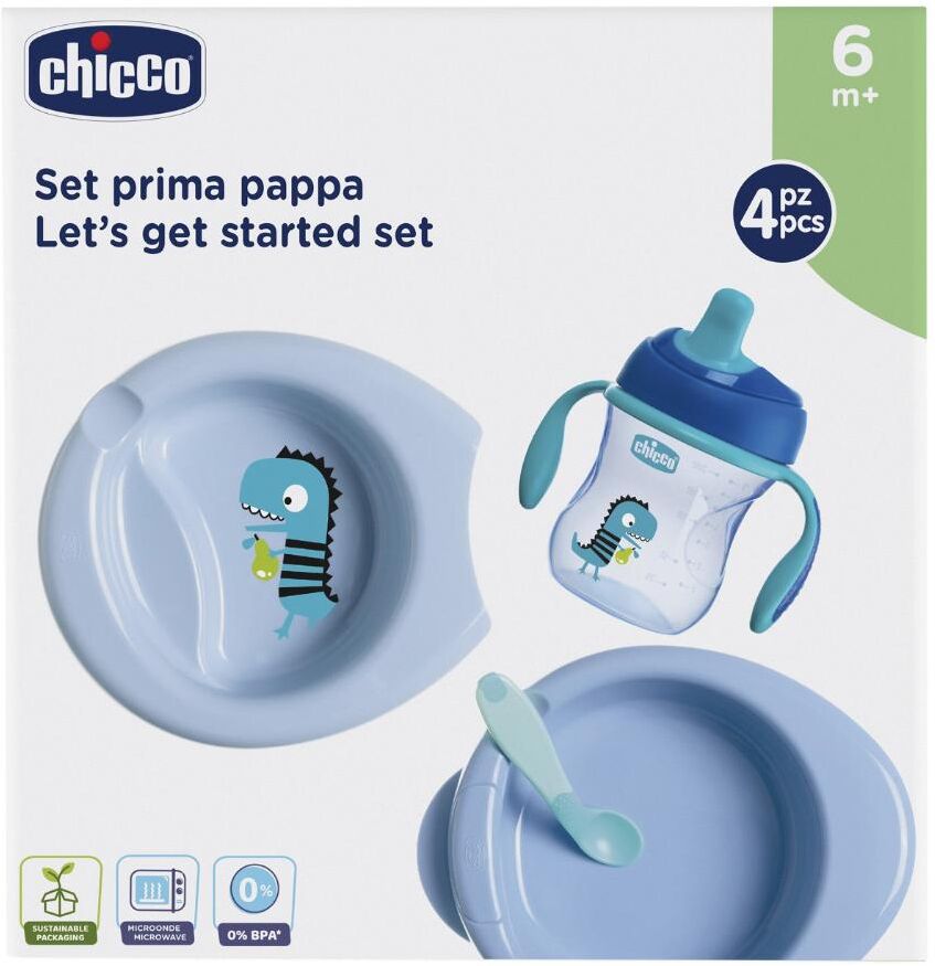 Chicco Set Pappa 6m+ Azzurro 162002