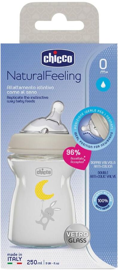 Chicco Ch Bib.Natfeel Vt 0m+ 250ml