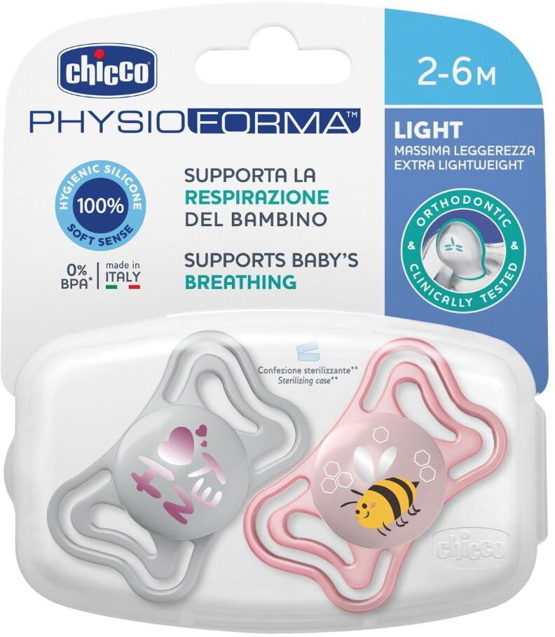 Chicco Ch Succh.Light Rosa Sil.2-6m2p